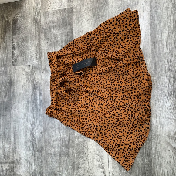 Burnt orange pattern skirt - Picture 2 of 4